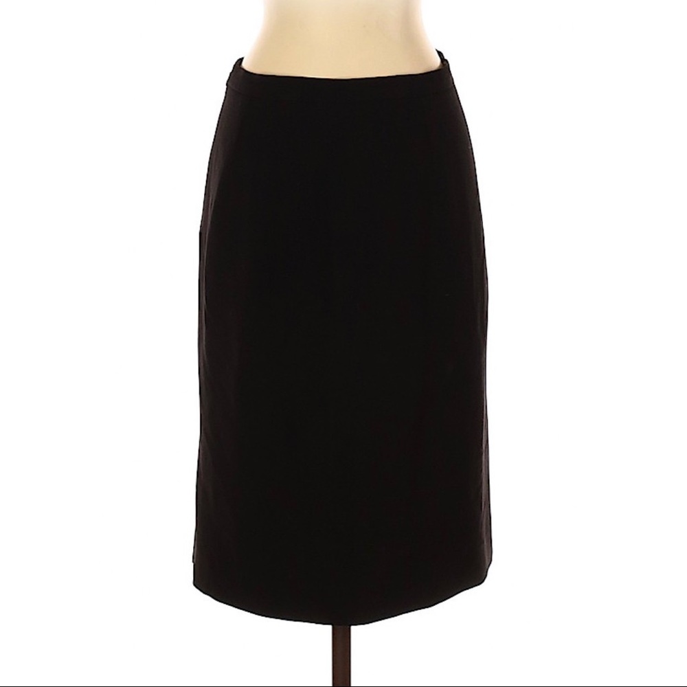 BOTTEGA VENETA Black Pencil Skirt Sz 40 4